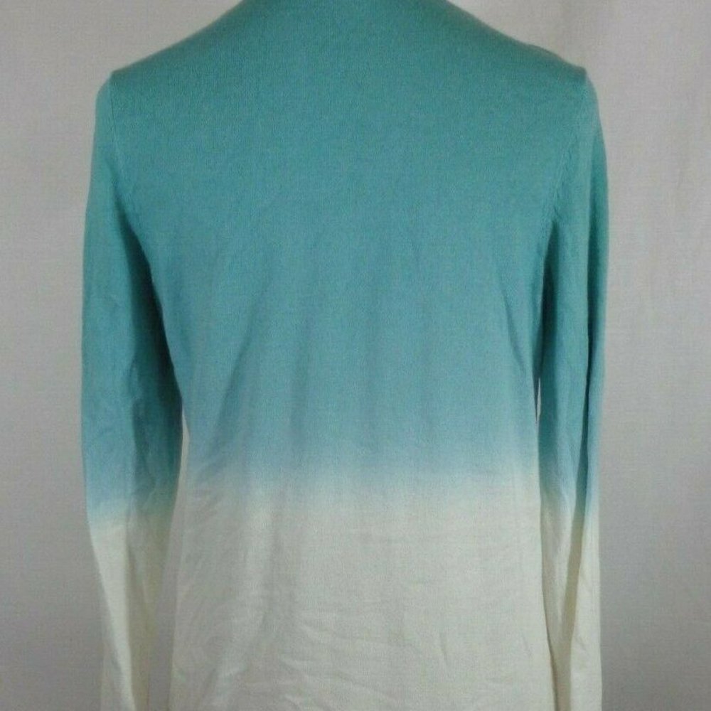 Chicos Womans Size 1 (8) Open Front Cardigan Green - Picture 4 of 5